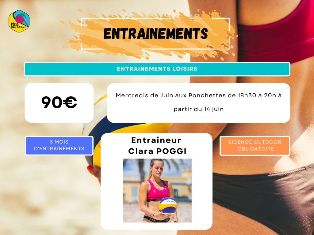 Tarif NVB Entrainements compet
